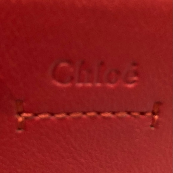 Chloe Roy Red Shoulder Bag. - Picture 3 of 12